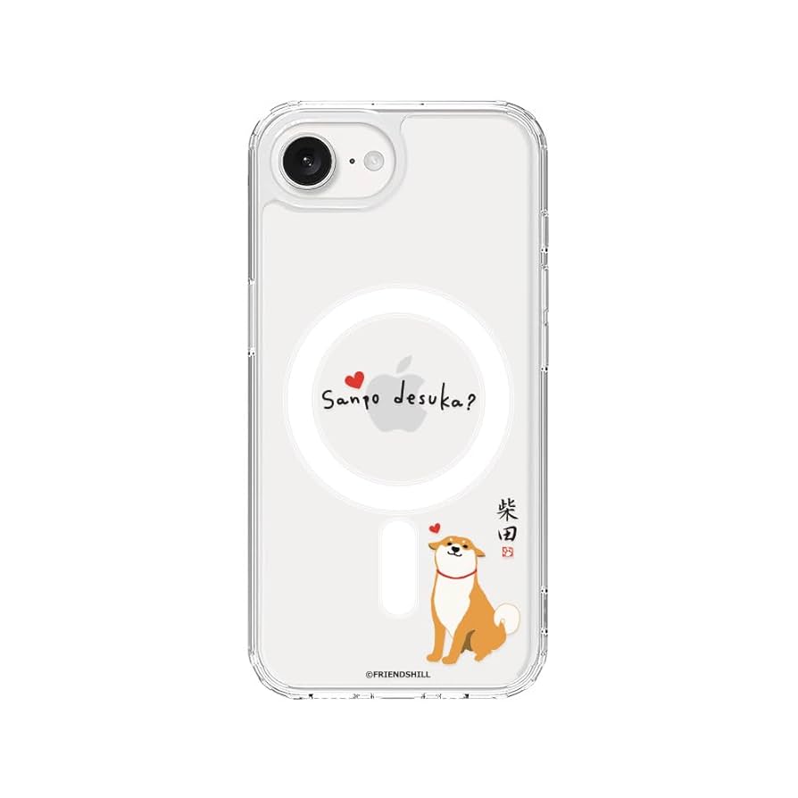 Amazon.co.jp: abbi FRIENDS iPhone 16e ケース しばたさん